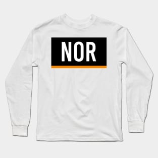 Lando Norris Driver Tag Long Sleeve T-Shirt